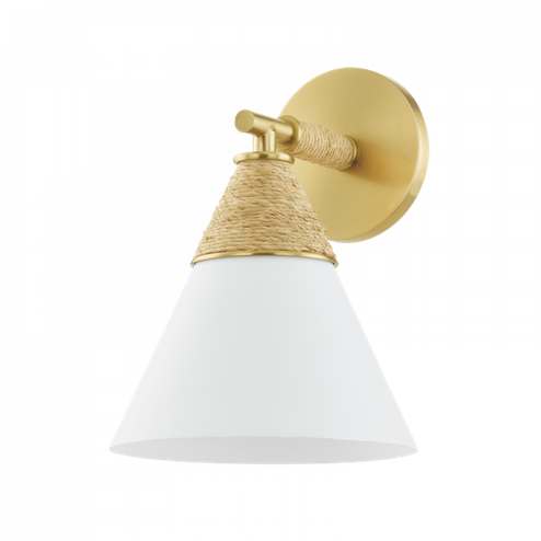 Mica Wall Sconce (6939|H709101-AGB/TWH)