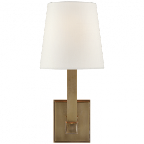 Square Tube Single Sconce (279|SL 2819HAB-L)