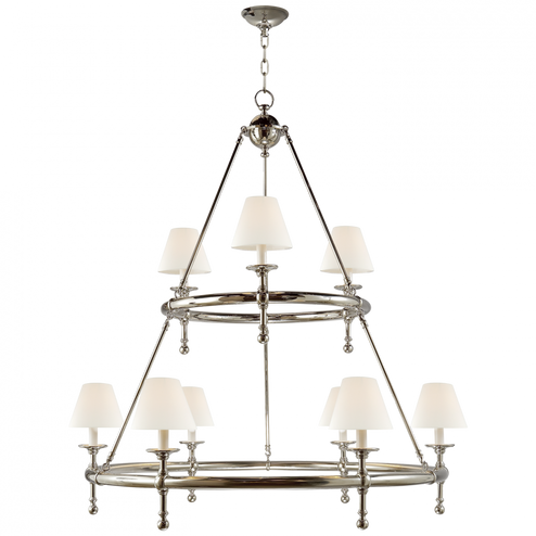Classic Two-Tier Ring Chandelier (279|SL 5813PN-L)