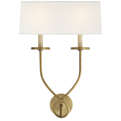Symmetric Twist Double Sconce (279|CHD 1612AB-L)