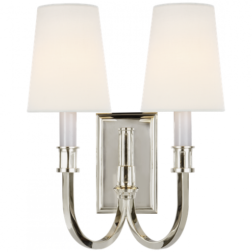Modern Library Double Sconce (279|TOB 2328PN-L)