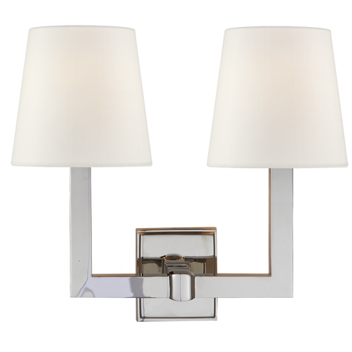 Square Tube Double Sconce (279|SL 2820PN-L)