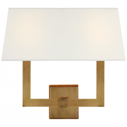 Square Tube Double Sconce (279|SL 2820HAB-L2)
