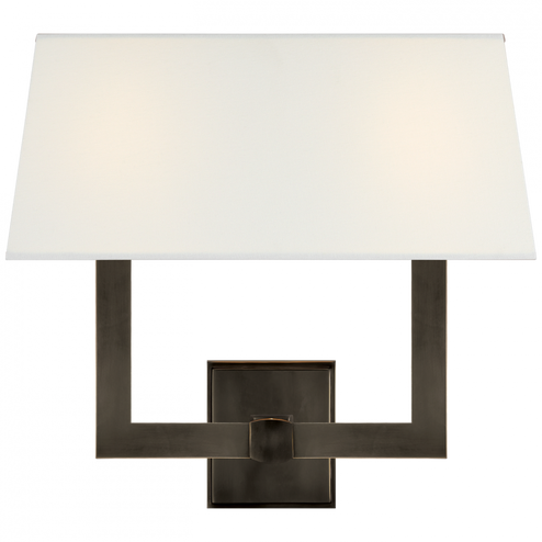 Square Tube Double Sconce (279|SL 2820BZ-L2)