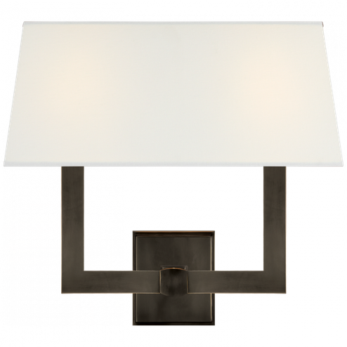 Square Tube Double Sconce (279|SL 2820BZ-L2)