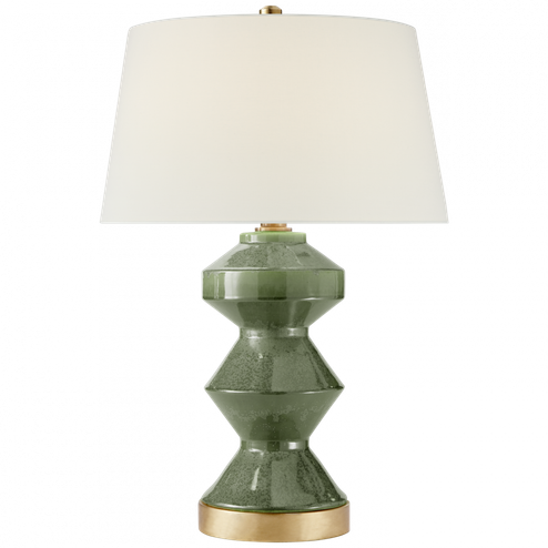 Weller Zig-Zag Table Lamp (279|CHA 8666SHK-L)