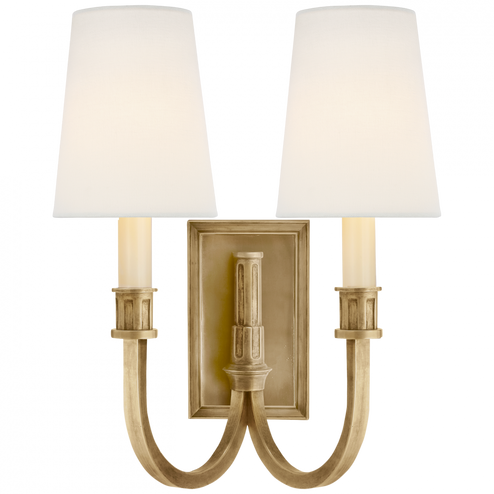 Modern Library Double Sconce (279|TOB 2328HAB-L)