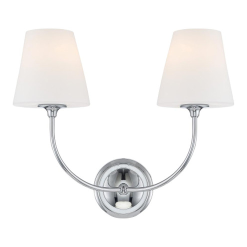 Libby Langdon Sylvan 17'' Polished Chrome Sconce (205|2442-OP-CH)