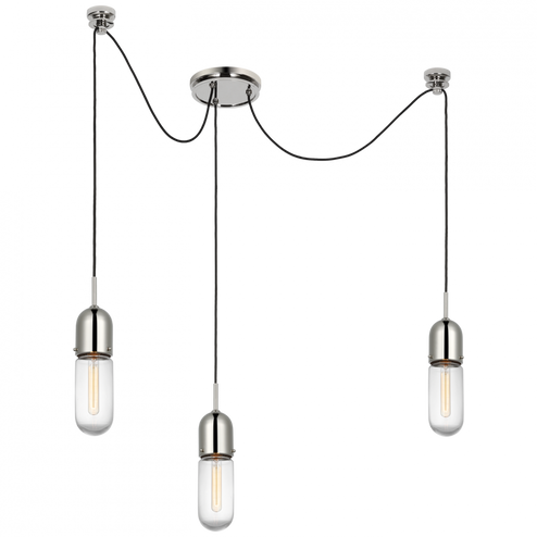 Junio 3-Light Chandelier (279|TOB 5645PN-CG-3)