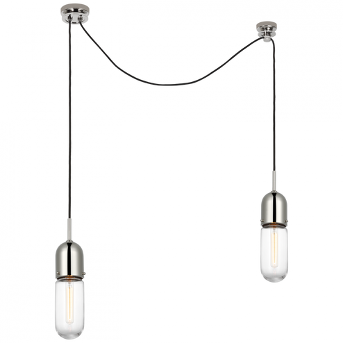 Junio 2-Light Chandelier (279|TOB 5645PN-CG-2)