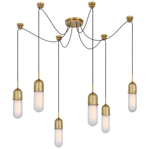 Junio 6-Light Chandelier (279|TOB 5645HAB-FG-6)