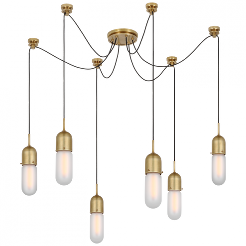 Junio 6-Light Pendant (279|TOB 5645HAB-FG-6)