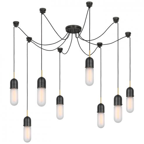 Junio 8-Light Chandelier (279|TOB 5645BZ/HAB-FG-8)