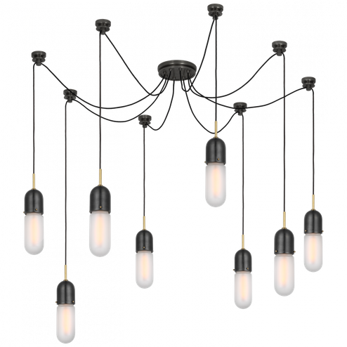 Junio 8-Light Chandelier (279|TOB 5645BZ/HAB-FG-8)