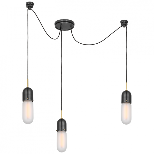 Junio 3-Light Chandelier (279|TOB 5645BZ/HAB-FG-3)