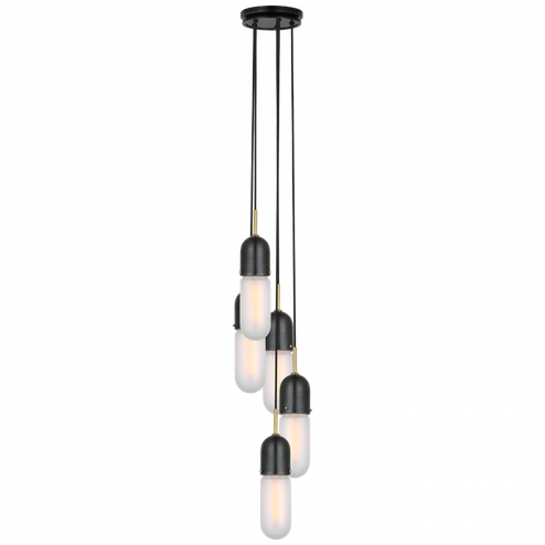 Junio 5-Light Chandelier (279|TOB 5645BZ/HAB-FG-5)