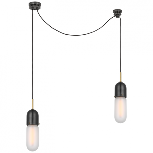 Junio 2-Light Chandelier (279|TOB 5645BZ/HAB-FG-2)