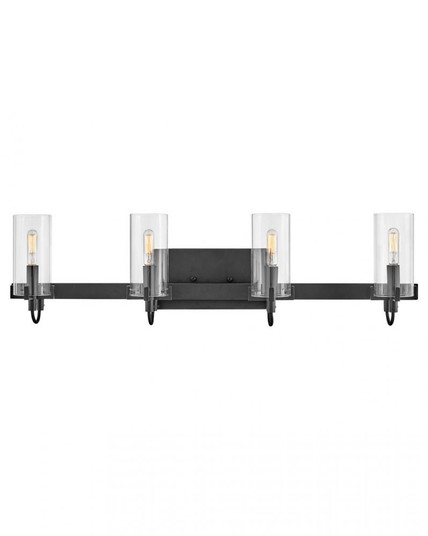 Large Four Light Vanity (87|58064BK) Large Four Light Vanity (87|58064BK)