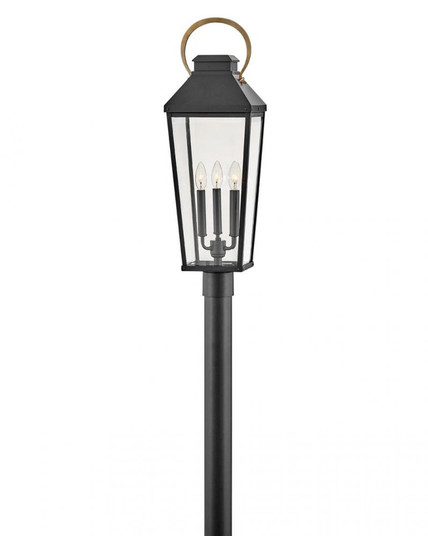 Large Post Mount Lantern (87|17501BK)