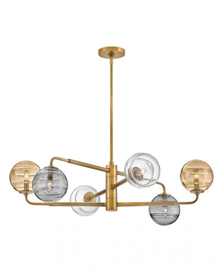 Large Adjustable Single Tier Chandelier (88|FR30506HBR)