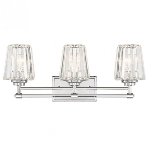 Garnet 3-Light Bathroom Vanity Light in Polished Nickel (128|8-6001-3-109)