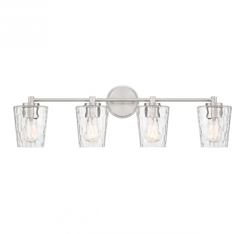 Ballas 4-Light Bathroom Vanity Light in Satin Nickel (128|8-5606-4-SN)