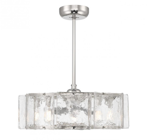 Genry 5-Light LED Fan D'Lier in Polished Nickel (128|27-FD-8201-109)