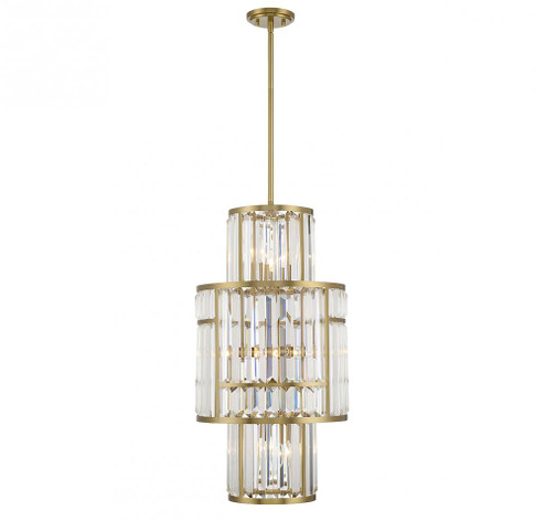 Rohe 8-Light Pendant in Warm Brass (128|3-2226-8-322)