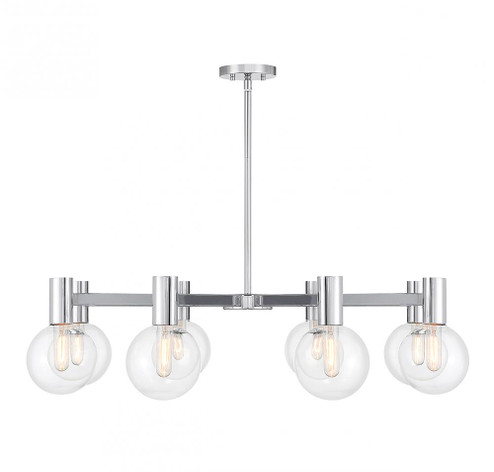 Wright 8-Light Chandelier in Chrome (128|1-3074-8-11)