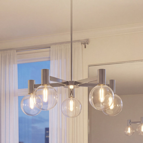 Wright 5-Light Chandelier in Chrome (128|1-3073-5-11)