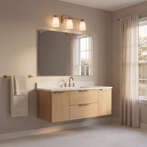Darby 3-Light Bathroom Vanity Light in Warm Brass (128|8-6901-3-322)