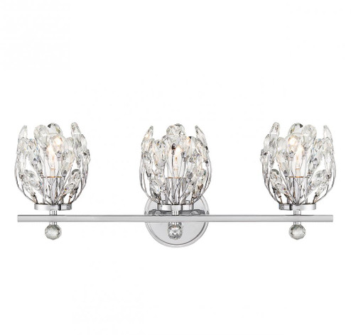 Moreno 3-Light Bathroom Vanity Light in Chrome (128|8-6601-3-11)