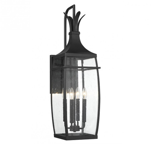 Montpelier 4-Light Outdoor Wall Lantern in Matte Black (128|5-764-BK)