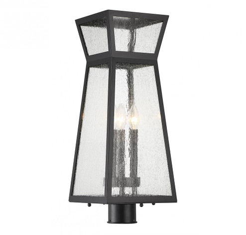 Millford 3-Light Outdoor Post Lantern in Matte Black (128|5-633-BK)