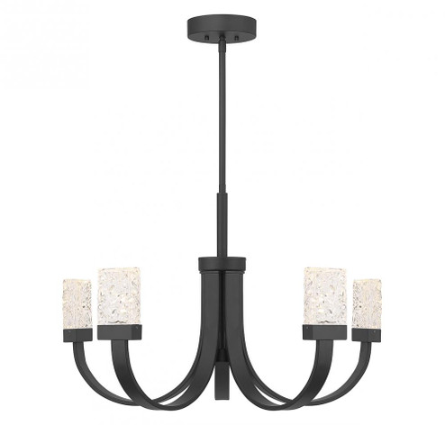 Kahn 6-Light LED Chandelier in Matte Black (128|1-6620-6-89)