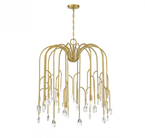 Anholt 8-Light Chandelier in Noble Brass (128|1-6688-8-127)
