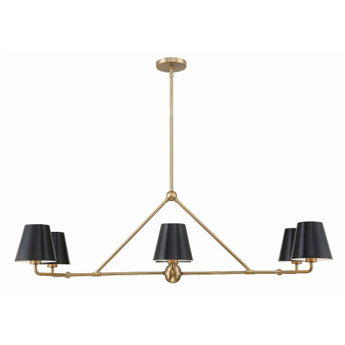 Xavier 46'' Vibrant Gold Linear Chandelier (205|XAV-B9306-VG)