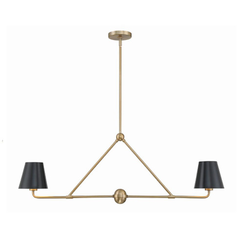Xavier 42'' Vibrant Gold Linear Chandelier (205|XAV-B9302-VG)