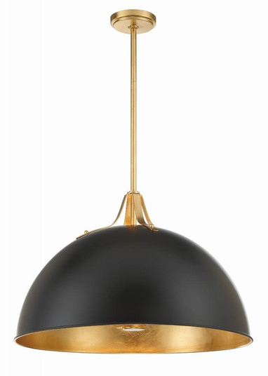 Soto 23.5'' Matte Black + Antique Gold Pendant (205|SOT-18017-MK-GA)