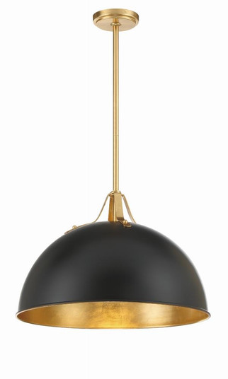 Soto 20'' Matte Black + Antique Gold Pendant (205|SOT-18015-MK-GA)