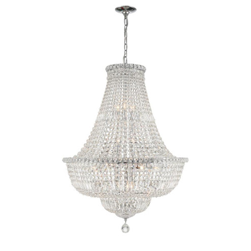Roslyn 28'' Polished Chrome Chandelier (205|ROS-A1015-CH-CL-MWP)