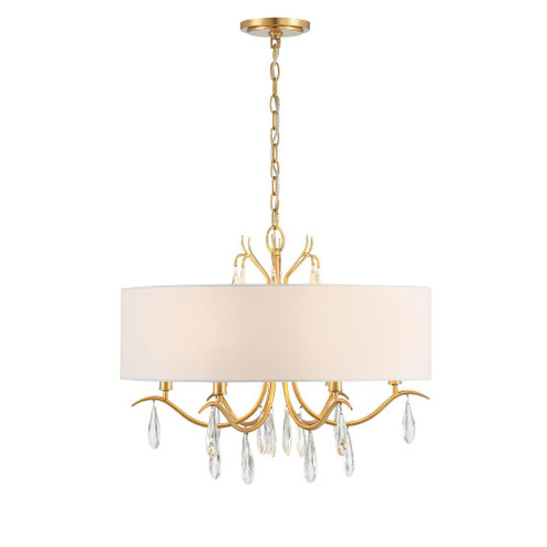 Rollins 24'' Antique Gold Chandelier (205|ROL-18806-GA)