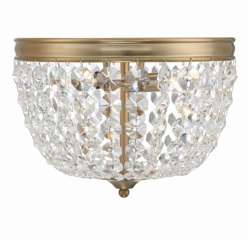 Nola 11.5'' Vibrant Gold Flush Mount (205|NOL-312-VG-CL-MWP)
