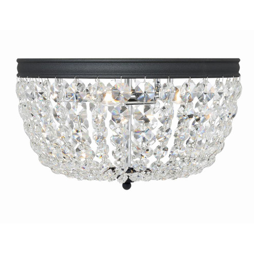 Nola 14.25'' Black Forged Flush Mount (205|NOL-314-BF-CL-MWP)