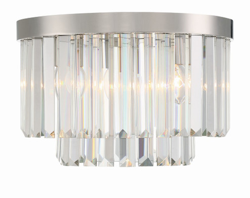 Hayes 4 Light Polished Nickel Flush Mount (205|HAY-1400-PN)