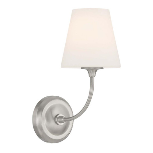 Libby Langdon Sylvan 6'' Brushed Nickel Sconce (205|2441-OP-BN)