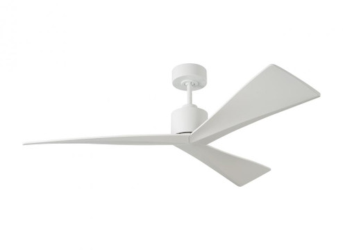 Adler 52-inch indoor/outdoor Energy Star ceiling fan in matte white finish with matte white blades (6|3ADR52RZW)