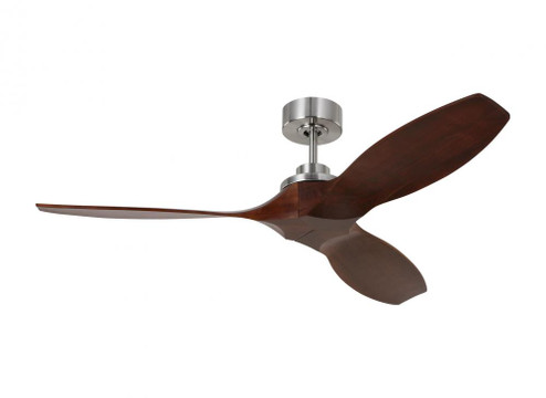 Collins 52-inch indoor/outdoor Energy Star smart ceiling fan in brushed steel silver finish (6|3CLNSM52BS)