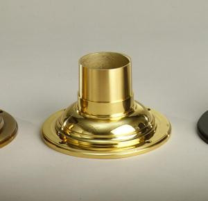 7'' x 3.5'' Pedestal Mount Polished Brass (2|9530PB)