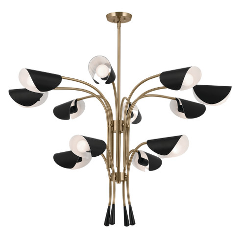 Chandelier 12Lt (2|52561CPZBK)